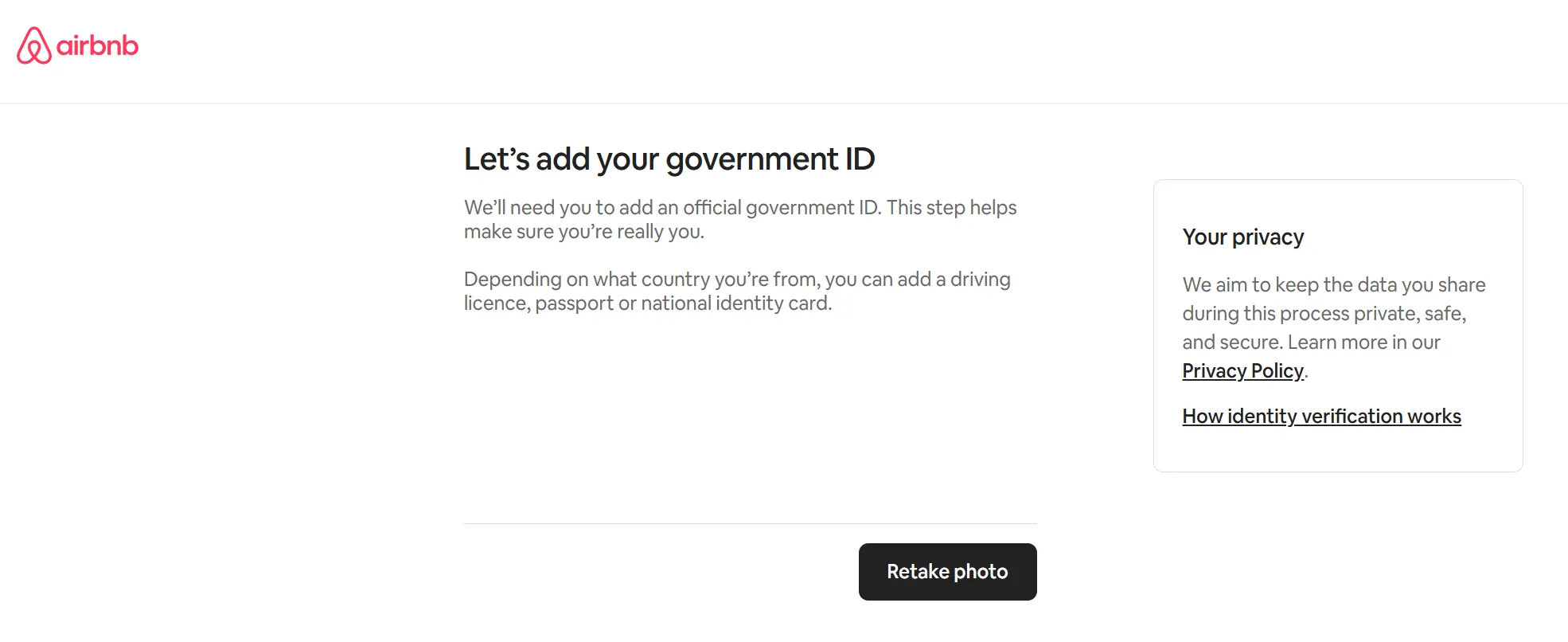 Digital identity verification in real estate - short-term rentals